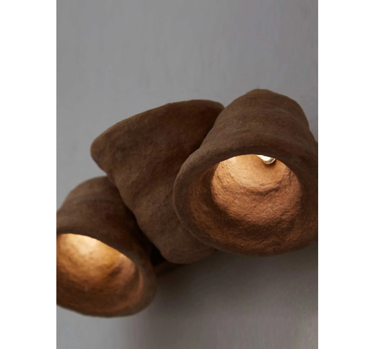 Керамічний бра Pecherna sconce 'three' (Bells together)4